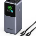 Sạc dự phòng Ugreen Nexode 20000mAh 130W màu đen, thiết kế nhỏ gọn