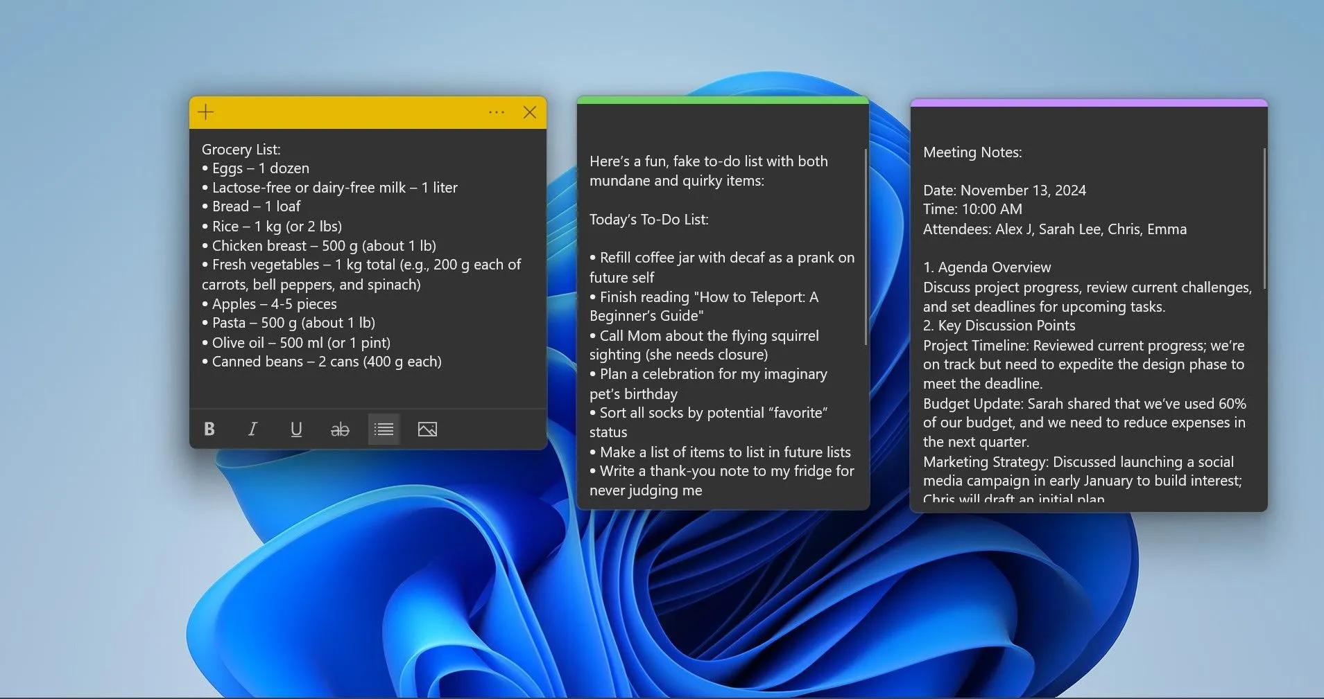 Sắp xếp các nhiệm vụ với ứng dụng Sticky Notes trên Windows