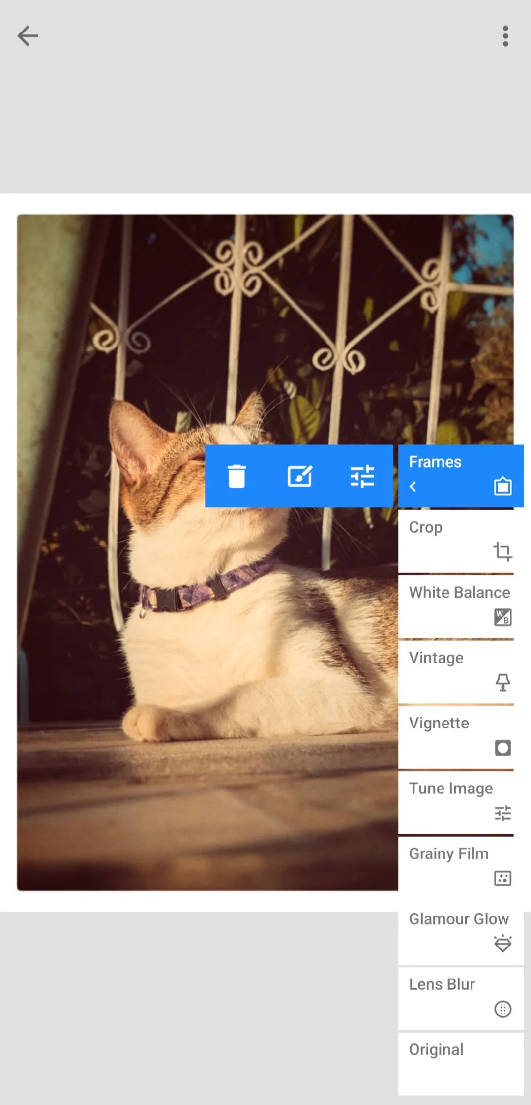 Snapseed với tính năng chỉnh sửa ảnh không phá hủy