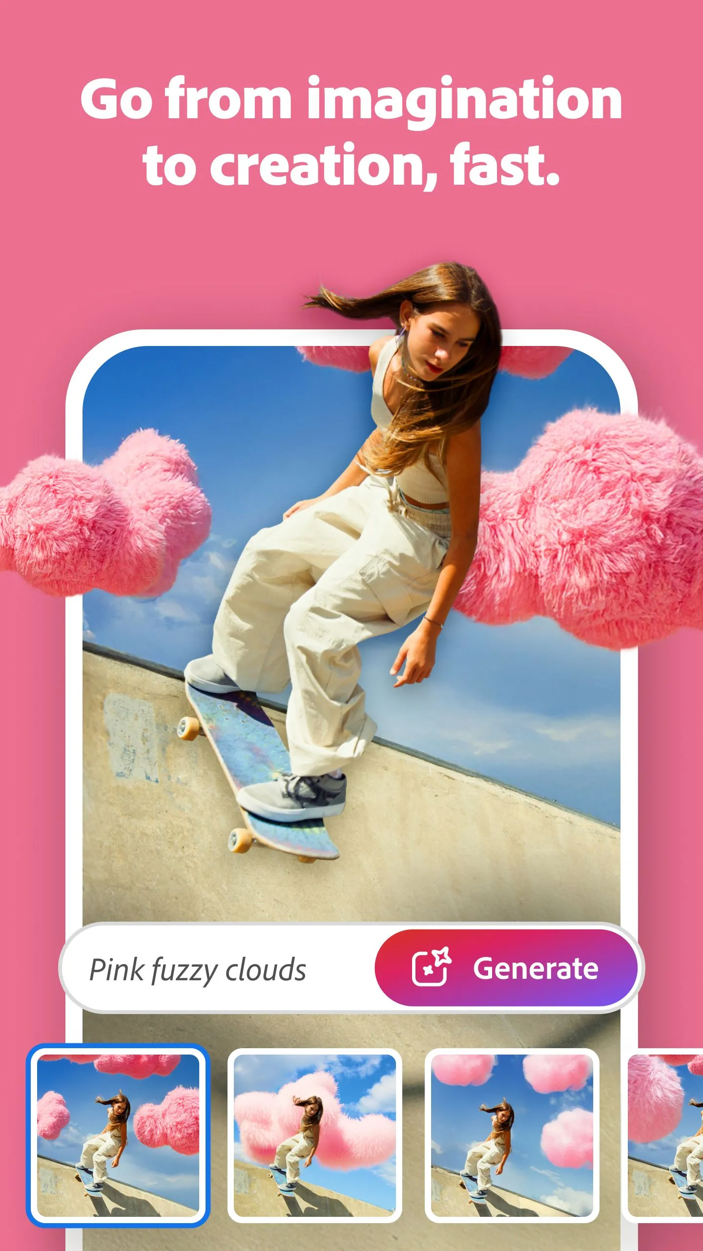 Sử dụng công cụ AI tạo sinh (Generative AI) trên Photoshop Mobile để tạo ra các hiệu ứng và thành phần hình ảnh mới lạ