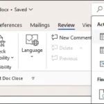 Thanh tìm kiếm Microsoft Search trong ứng dụng Word trên Windows 11 giúp thực hiện lệnh nhanh chóng