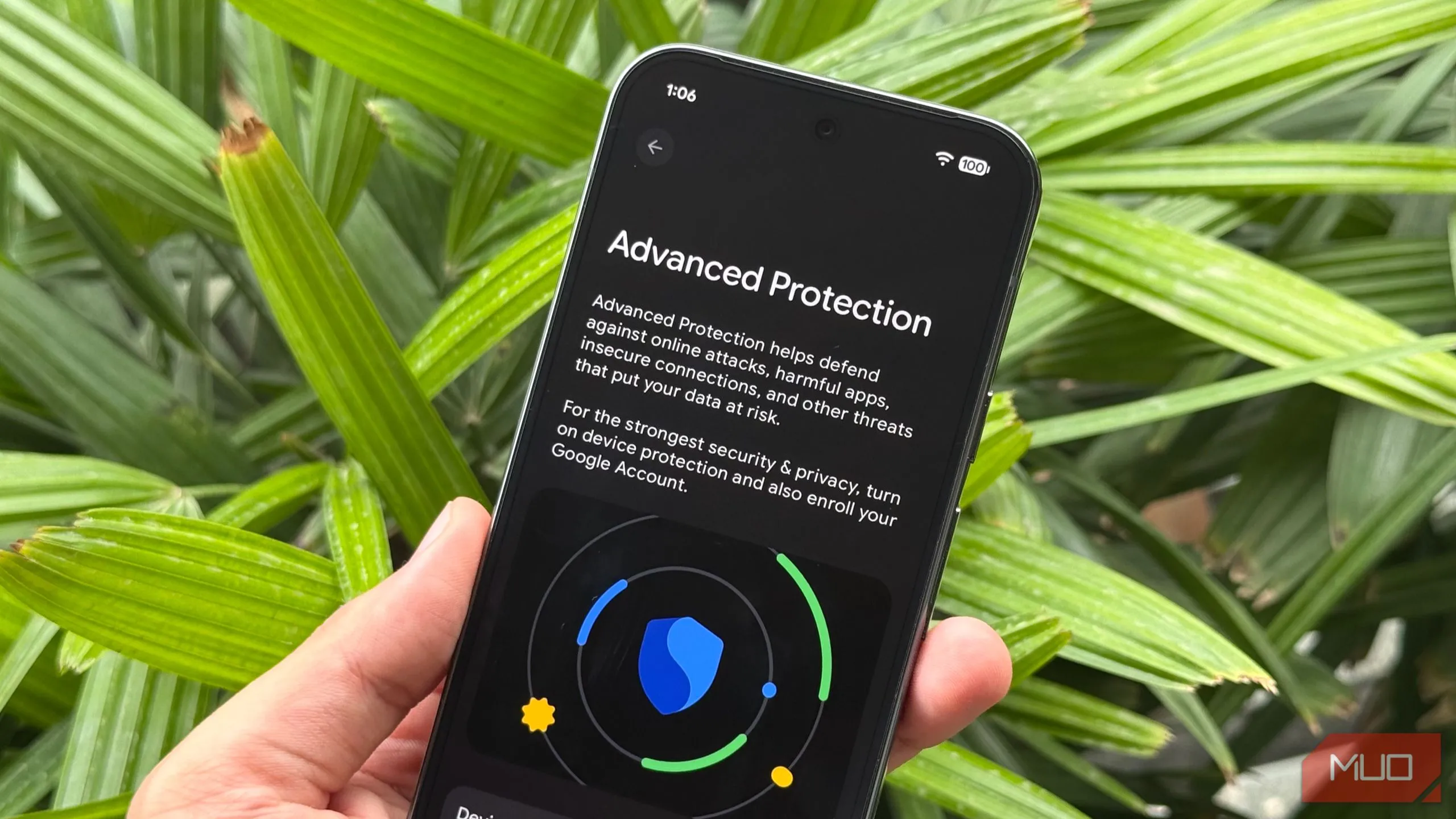 Thiết lập Advanced Protection trên Android 16