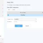 Thiết lập DNS Cloudflare trên giao diện cài đặt router
