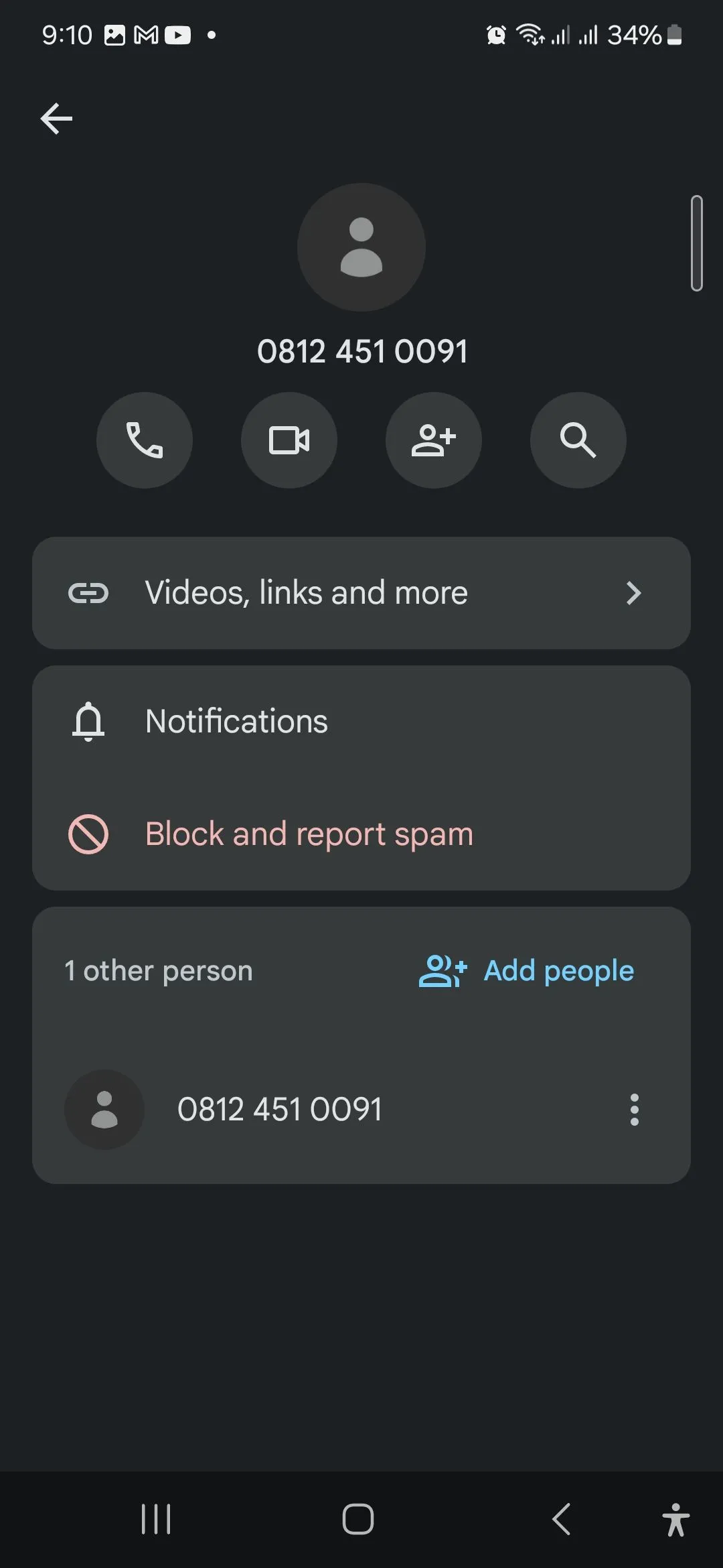 Thông tin chi tiết số điện thoại gửi tin nhắn lừa đảo trên Android