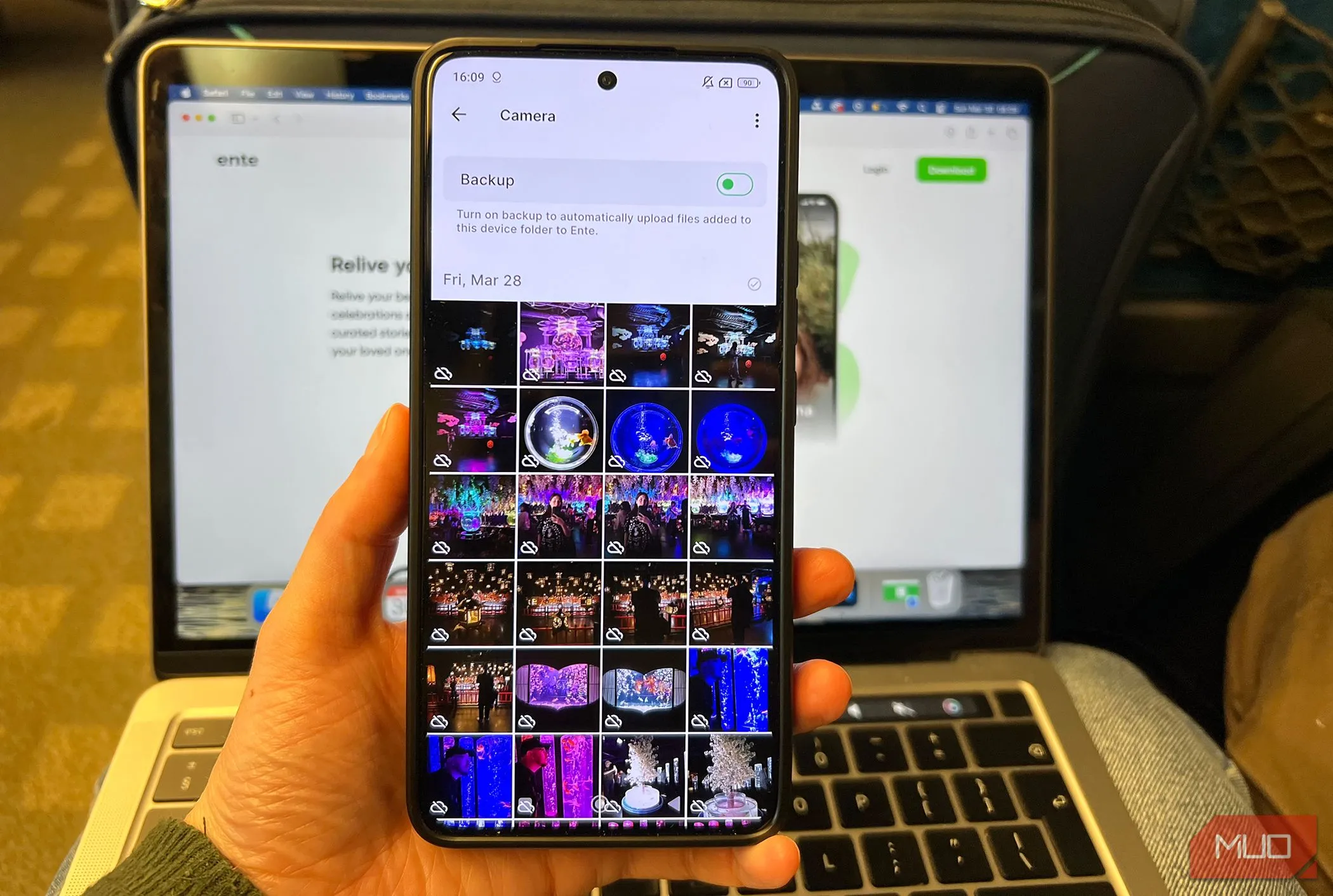 Thư viện ảnh Ente Photos sẵn sàng sao lưu