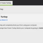 Tính năng Frozen Turkey trong ứng dụng Cold Turkey giúp chặn trang web