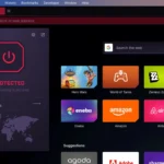 Tính năng VPN tích hợp trên trình duyệt Opera GX