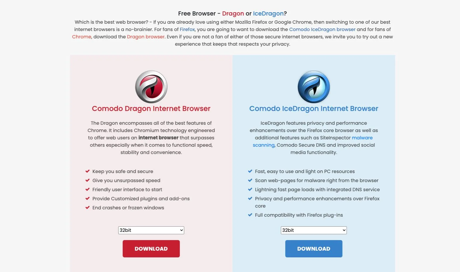 Trang chủ trình duyệt Comodo Internet Browser