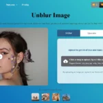Trang chủ UnblurImage AI với tùy chọn tải ảnh lên để làm rõ