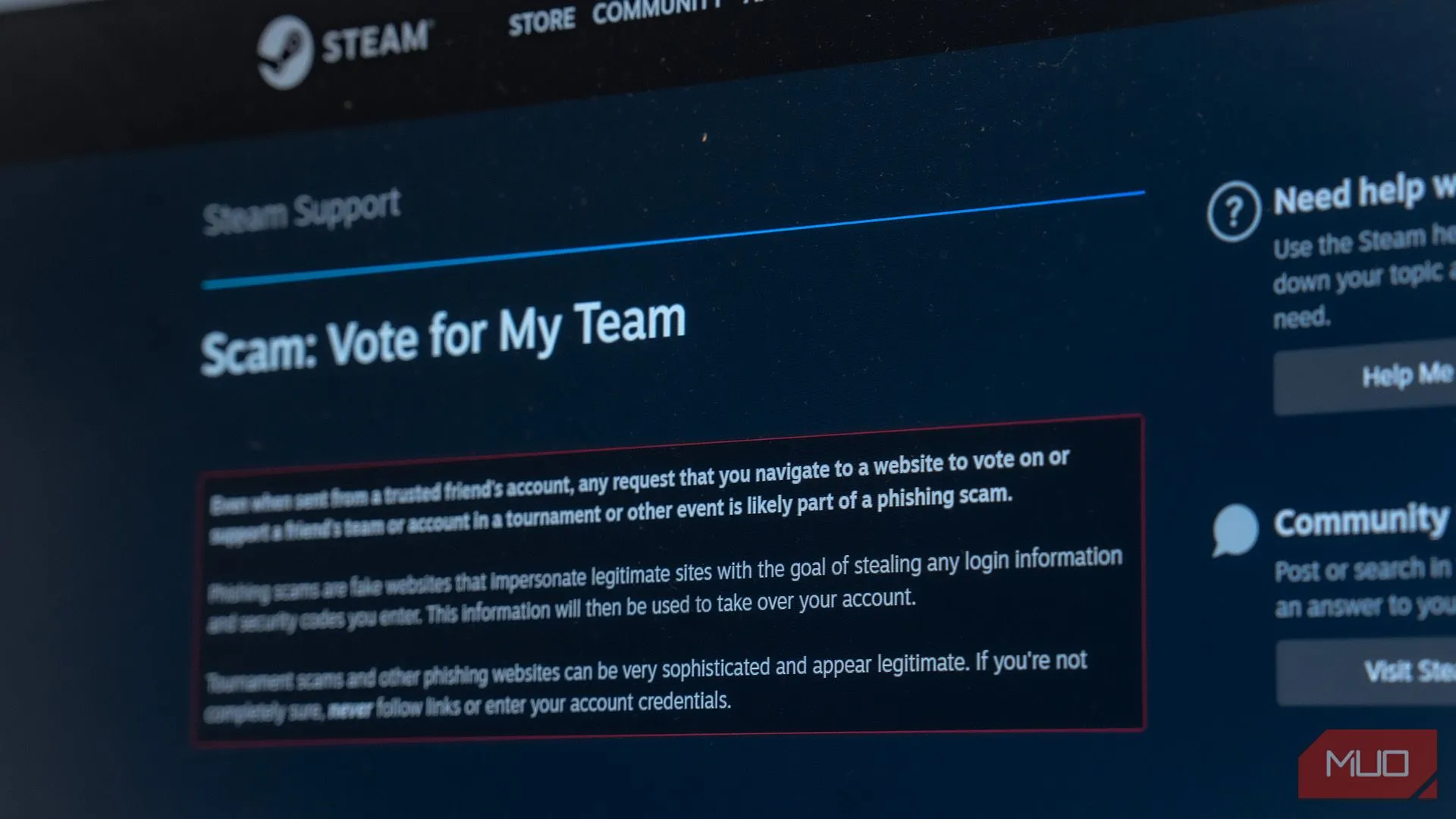 Trang hỗ trợ Steam cảnh báo về các loại hình lừa đảo phổ biến