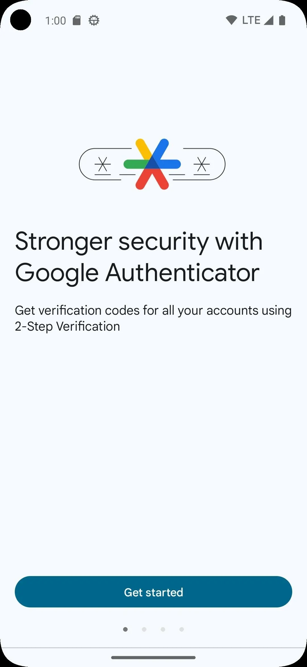 Trang thiết lập ứng dụng Google Authenticator, minh họa phương pháp xác thực hai yếu tố an toàn hơn SMS.