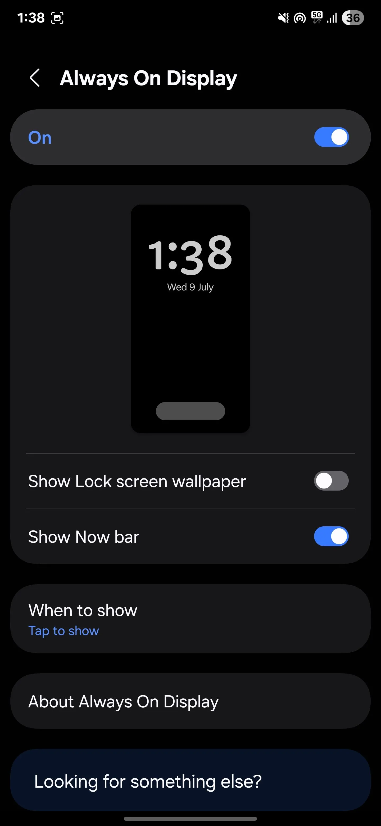 Tùy chỉnh các chế độ hiển thị Always On Display trên điện thoại Samsung