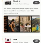 Tùy chọn camera miễn phí trong ứng dụng OldRoll Pro