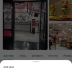 Tùy chọn gắn nhãn địa điểm trên Google Maps