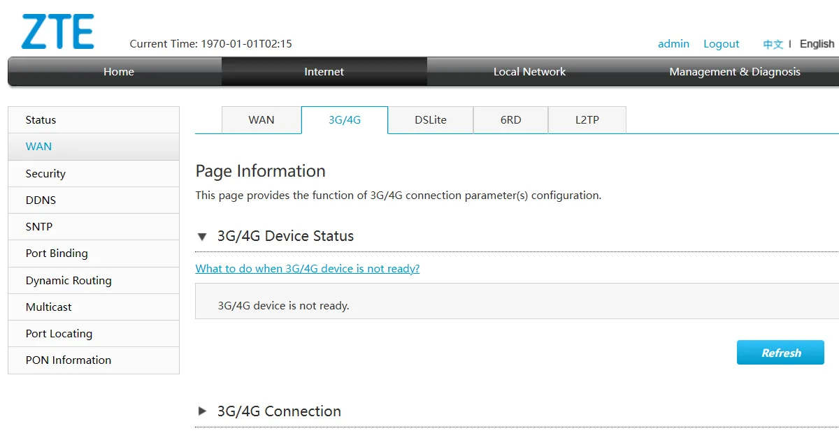 Tùy chọn kết nối internet di động qua USB trên trang cài đặt của router, dùng làm mạng dự phòng.