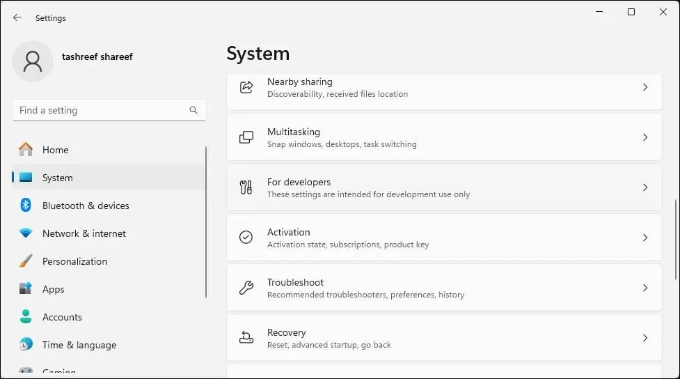 Ứng dụng Cài đặt Windows 11 hiển thị tùy chọn kích hoạt hệ điều hành