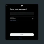 Ví dụ mật khẩu yếu hiển thị khi đăng nhập vào tài khoản Twitter