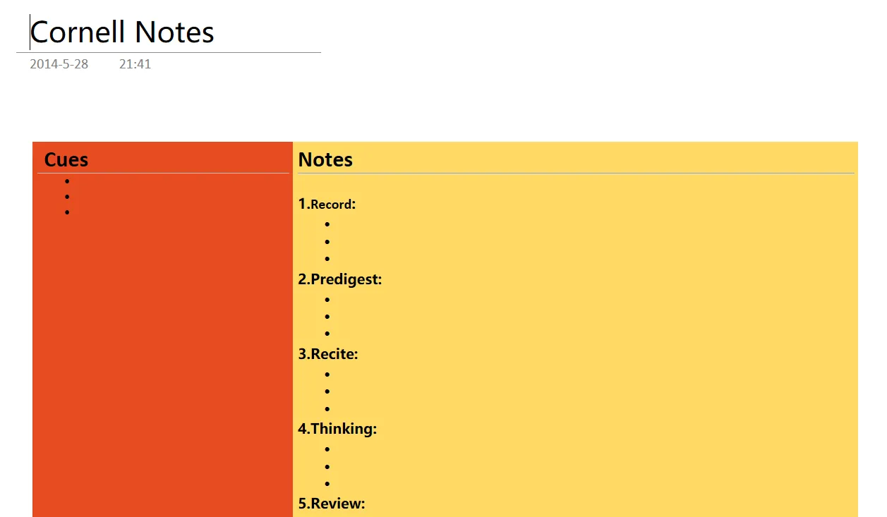 Ví dụ về một mẫu OneNote đã cài đặt thành công từ OneNote Gem trong ứng dụng