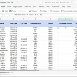 Vị trí nhân viên Kristen Tate trong cột D bằng hàm XMATCH Excel
