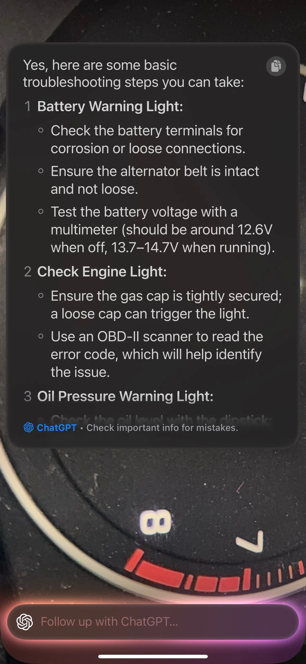 Visual Intelligence trên iPhone đang phân tích đèn tín hiệu màu đỏ trên router Wi-Fi để chẩn đoán sự cố mạng.