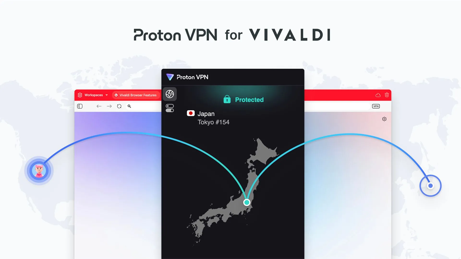 Vivaldi tích hợp VPN miễn phí Proton VPN để tăng cường bảo mật và quyền riêng tư