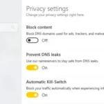 VPN Kill Switch CyberGhost giúp bảo vệ dữ liệu khi kết nối bị ngắt