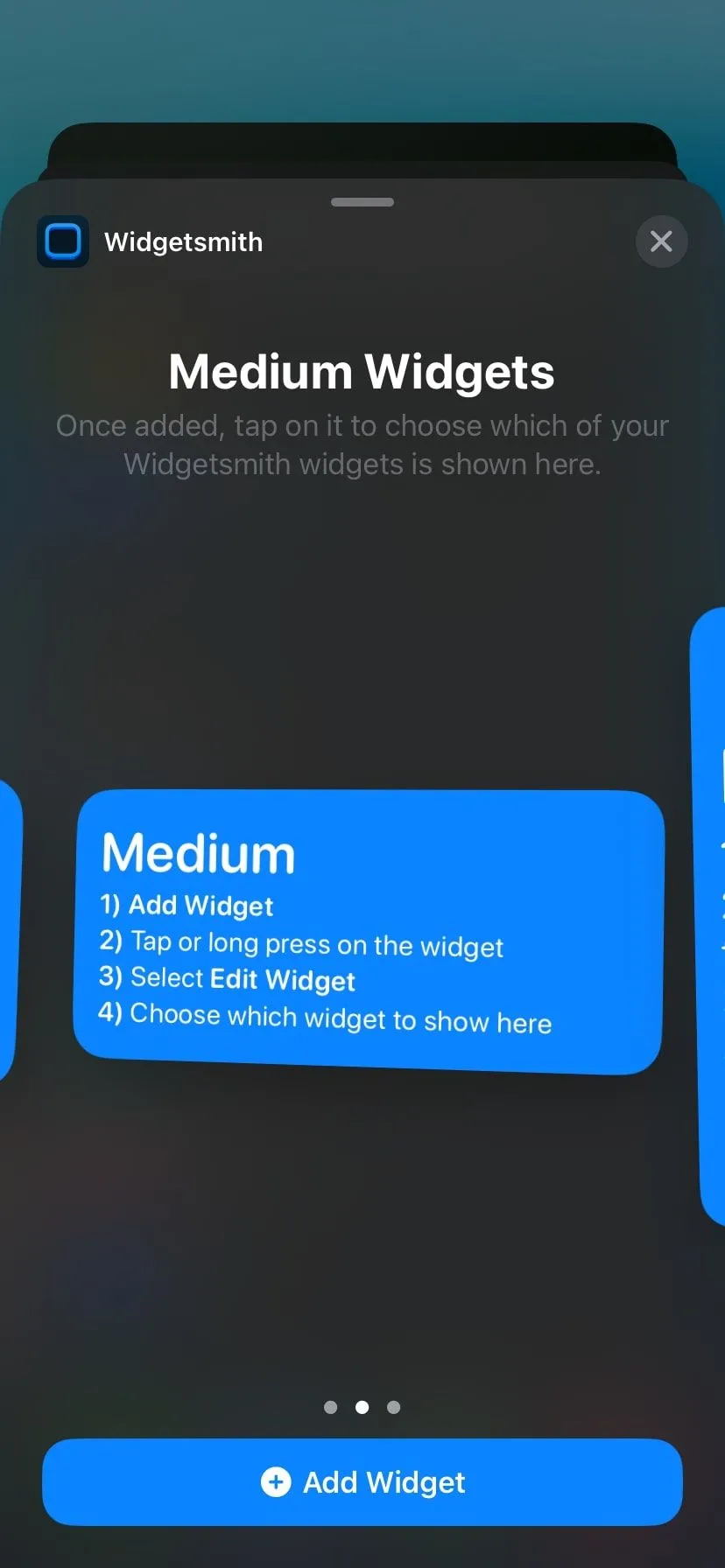 Widget Widgetsmith hiển thị lịch trình và thời gian trên màn hình chính iPhone