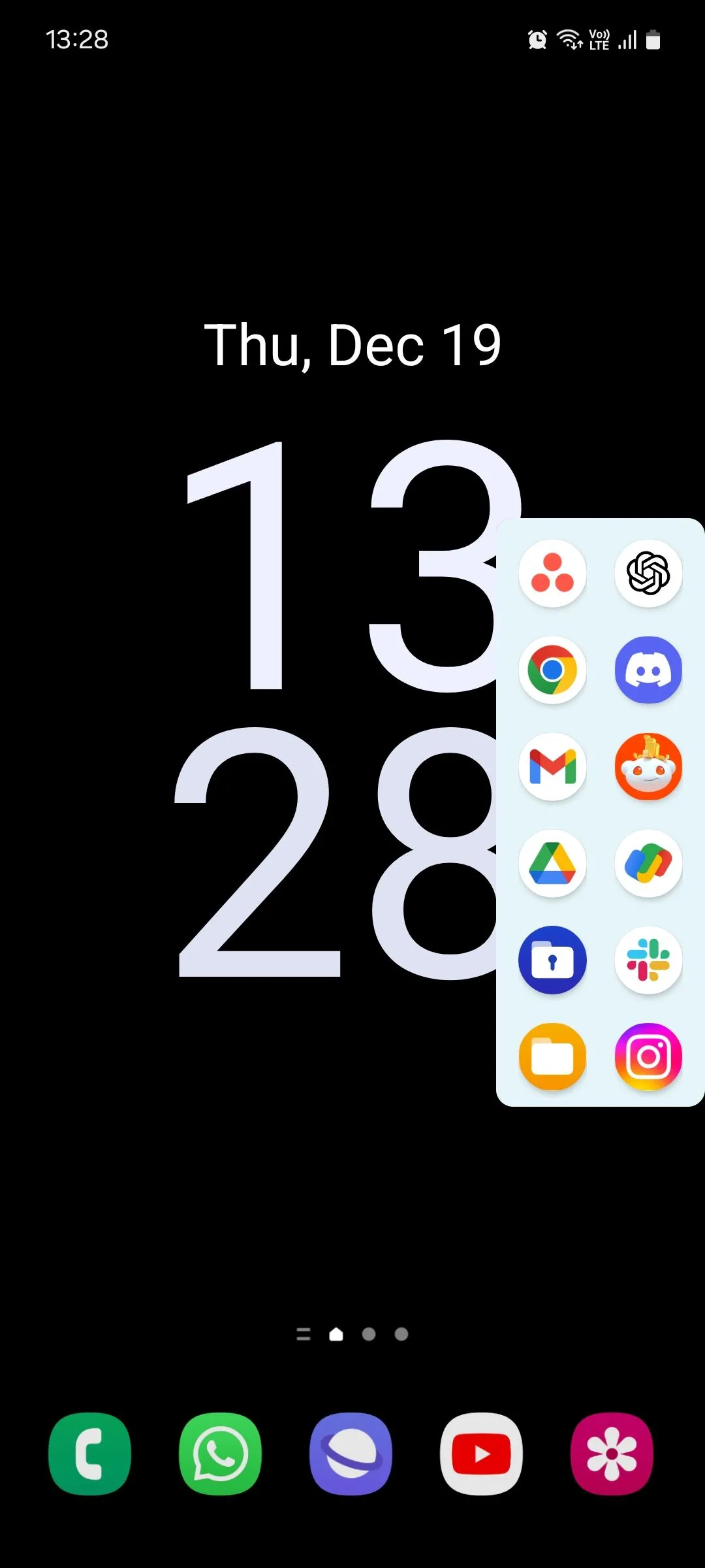 Xem trước thanh Side Bar tiện lợi trên màn hình chính Android